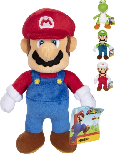 Figurine en peluche Nintendo Super Mario 29 cm (4 variantes) - 1 pièce