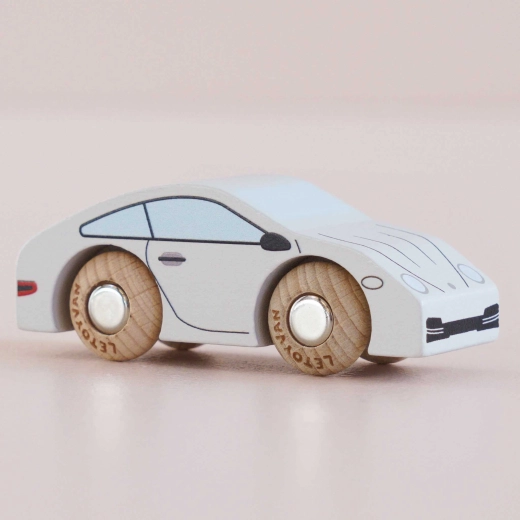 Le Toy Van petite voiture de sport en bois GT90 Poppy