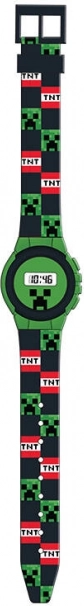 Montre digitale pour enfants MINECRAFT avec motif Creeper