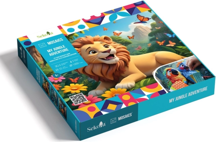 Hachette de mosaïques « Mon aventure dans la jungle » – Sekora