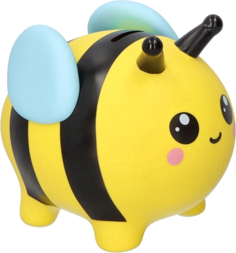 i-total tirelire abeille pour pièces et billets