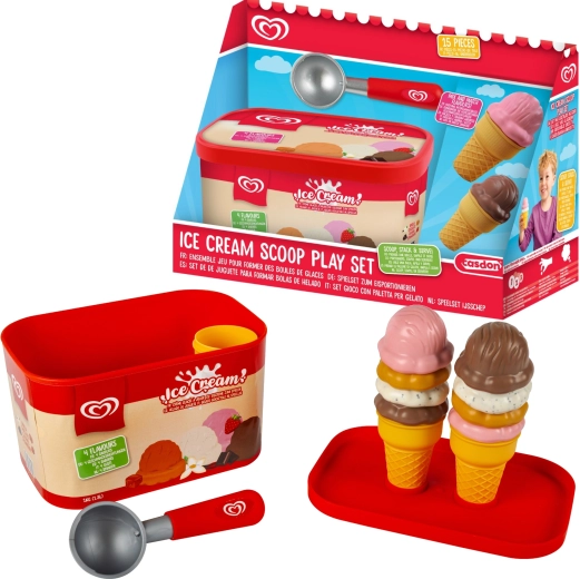 Casdon Algida set de jeu – glace en boîte (4 parfums)