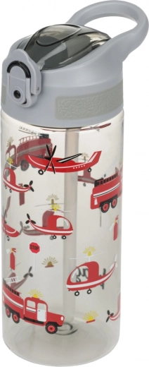 Bouteille Tritan avec paille Secouristes 500 ml