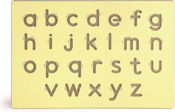 Panneau interchangeable avec lettres minuscules