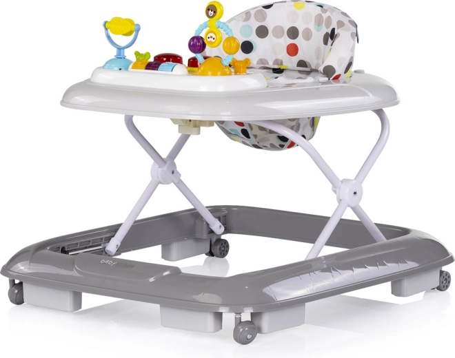 Trotteur interactif pour bébés Baby Steps Grey CHIPOLINO