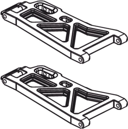 Bras de suspension arrière inférieurs Jamara pour BL8 (gauche + droit)