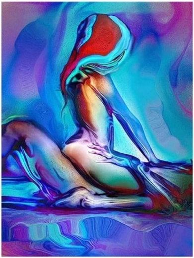 Peinture diamant Amoureux 30 × 40 cm