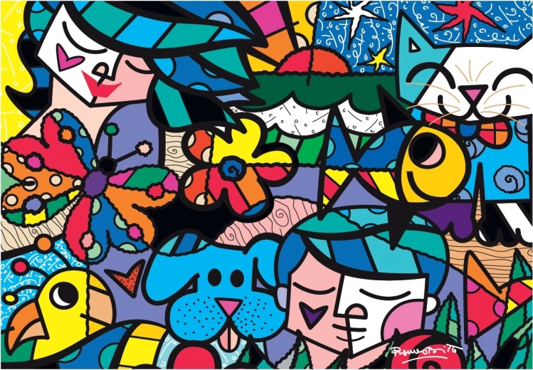 Puzzle Le jardin de Britto 1000 pièces