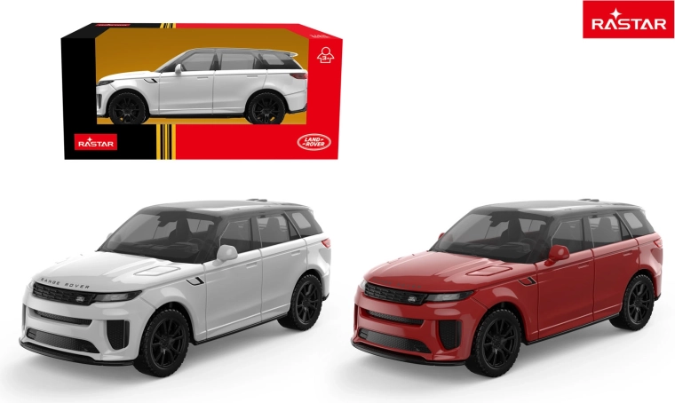 Petite voiture en métal Range Rover Sport SV RASTAR 1:43 rouge - 1 pièce