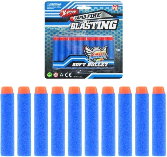 Projectiles en mousse pour pistolet pour enfants – lot de 10 pièces