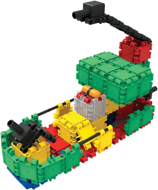 Clics Roller 20 en 1, jeu de construction 560 pièces