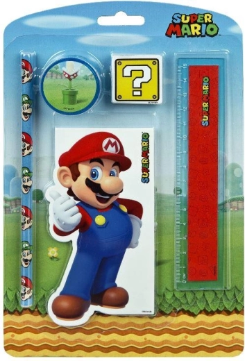 Set d’écriture Super Mario 5 pièces