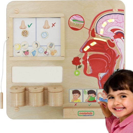 Planche éducative Montessori Masterkidz Le sens de l’odorat