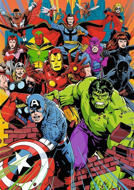 Puzzle Trefl Premium Plus Marvel : Héros Marvel 1000 pièces