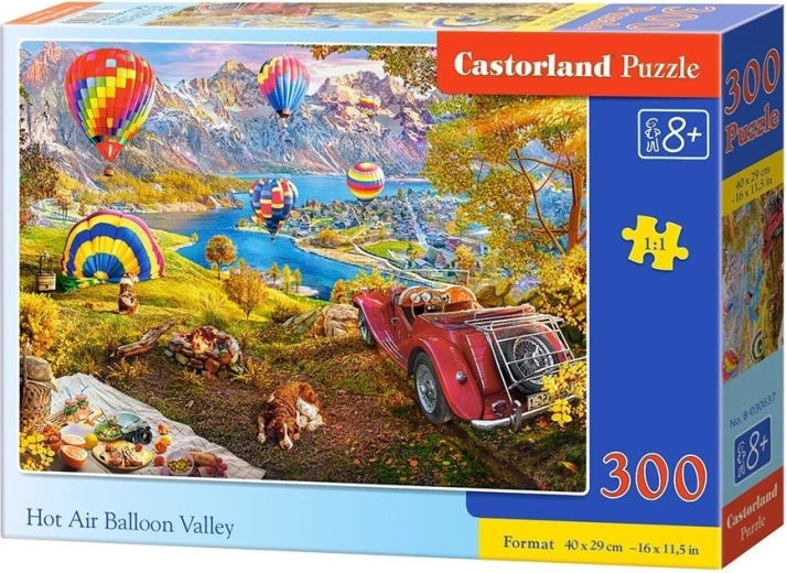 Puzzle Castorland Vallée des montgolfières 300 pièces