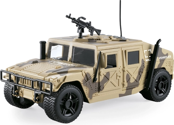 Véhicule blindé militaire 1:16 avec camouflage clair