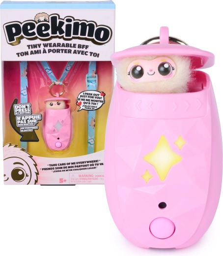 Peekimo animal interactif rose