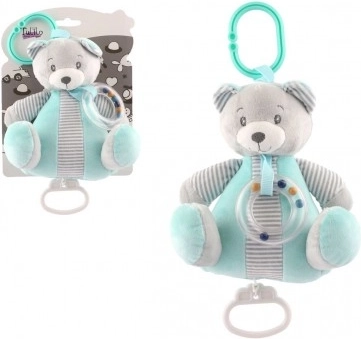 Ourson en peluche à remontoir avec mélodie apaisante