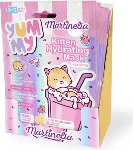 Masque hydratant pour enfants avec motif de chaton - 1 pièce