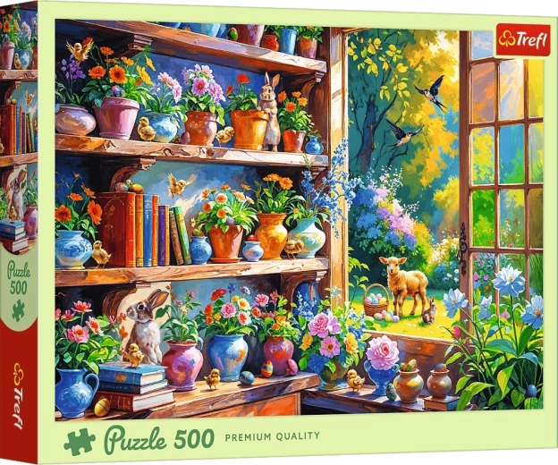 Puzzle Matin de printemps dans l’orangerie 500 pièces TREFL