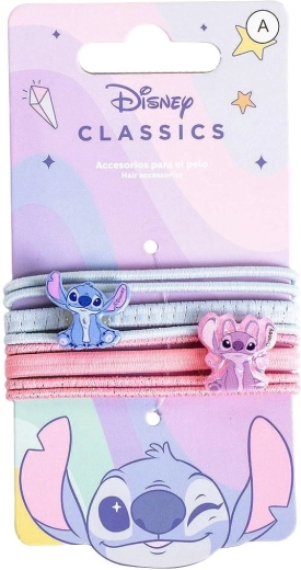 Lot d’élastiques pour cheveux Disney Lilo & Stitch (Stitch) – 8 pcs