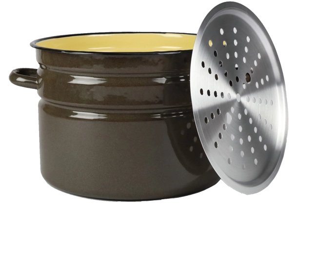 Marmite à confiture 32 cm, 16 l avec tamis et couvercle - 1 pièce