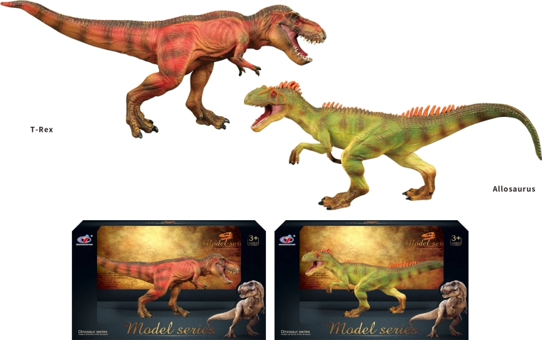 Monde des dinosaures – figurines de dinosaures, 2 types