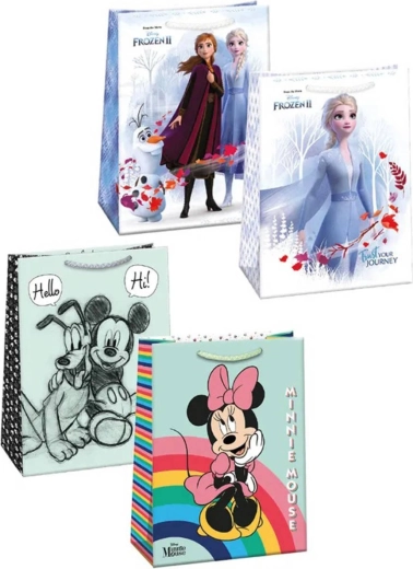 Sac cadeau Argus Frozen 2 / Minnie / Mickey 29 × 38 cm - 1 pièce