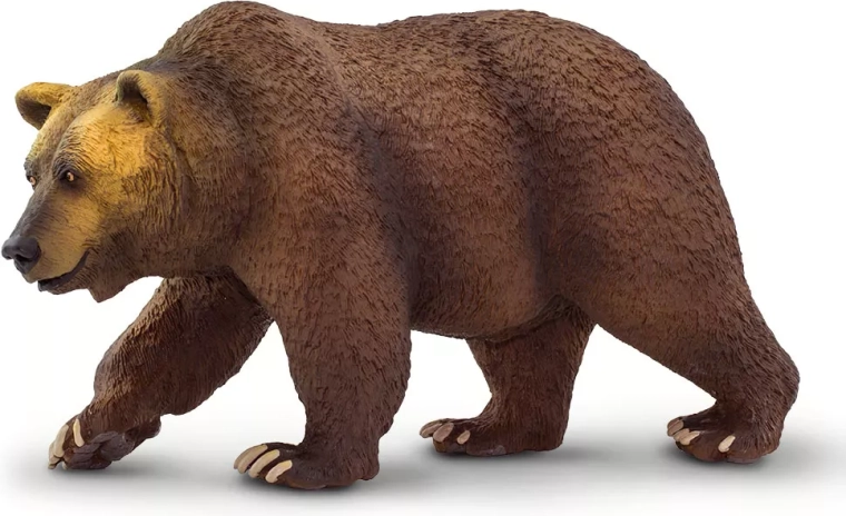 Figurine d’ours grizzly Safari Ltd. - 1 pièce
