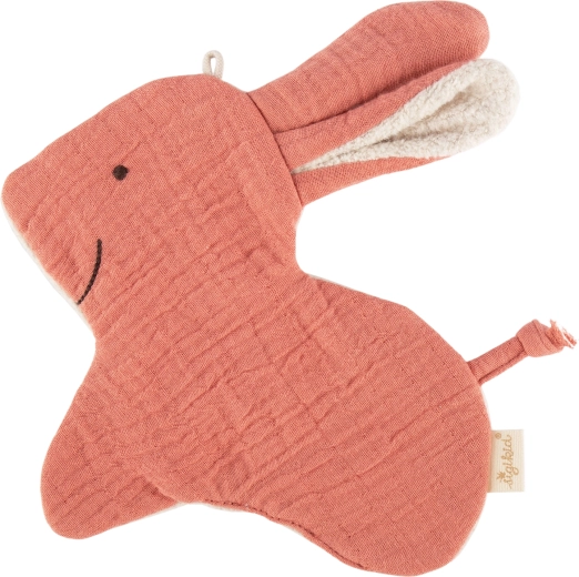 Lapin en mousseline sigikid – doudou comforter avec film froissant