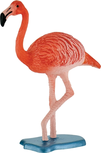 Bullyland flamant rose – figurine peinte à la main
