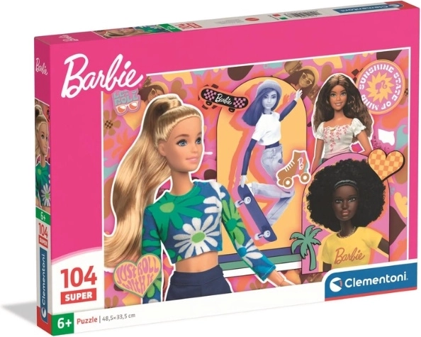 Puzzle Clementoni Super Barbie 104 pièces
