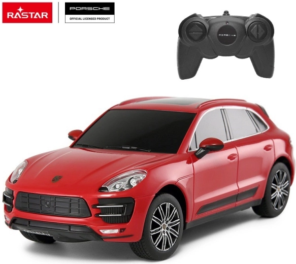 Rastar Porsche Macan Turbo RC voiture télécommandée 1:24 rouge