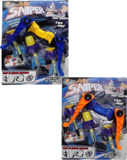 Arbalète en plastique pour enfants avec 3 projectiles sécurisés