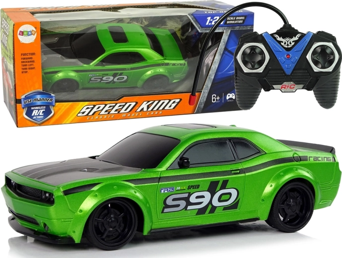 Voiture de sport RC 1:24 verte