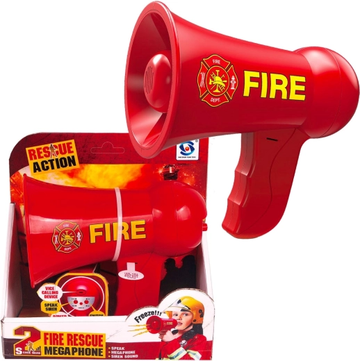 Mégaphone de pompier pour enfants