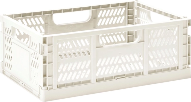 3 Sprouts caisse de transport pliable large cream