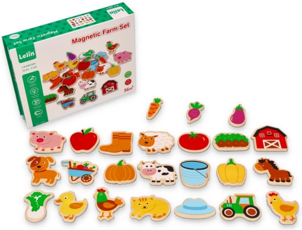 Aimants Ferme - Ensemble de 24 pcs