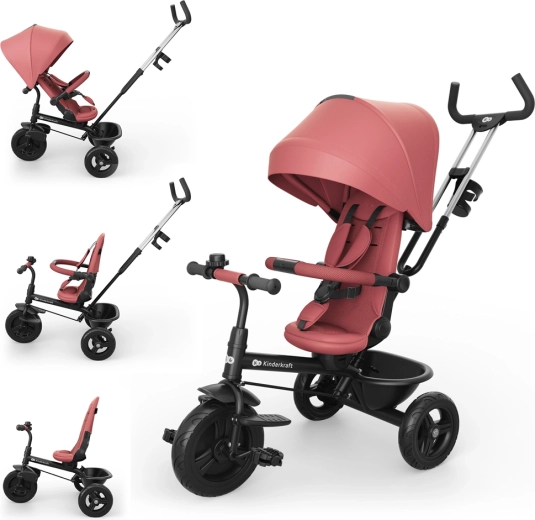 Tricycle Kinderkraft Aston 2 Plus rose