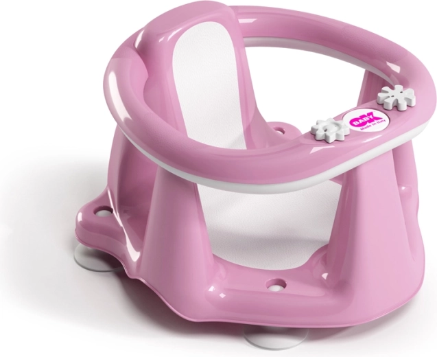Ok Baby siège de bain antidérapant Flipper Evolution rose (6–15 mois)