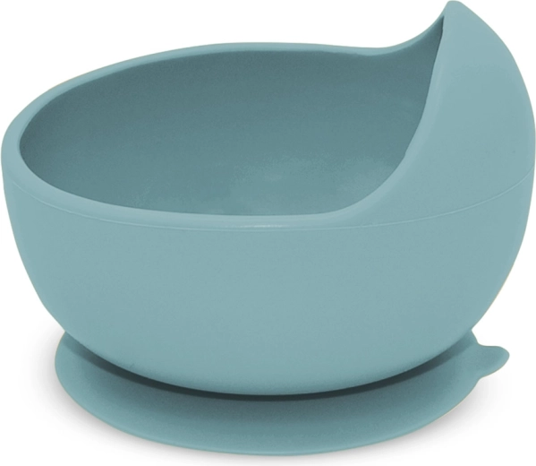 Petite&Mars bol en silicone avec ventouse Take&Match frosted sky 6m+