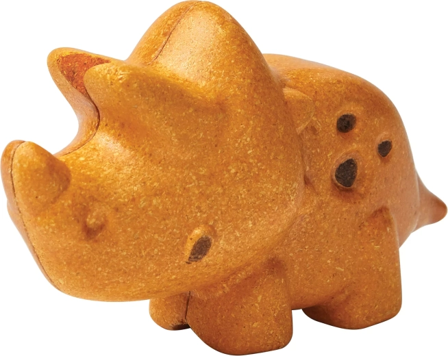PlanToys figurine en bois de tricératops