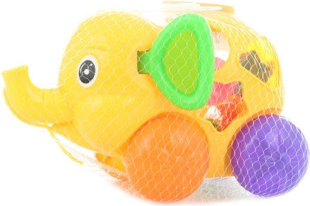 Boîte à formes éléphant pour enfants 18 mois+