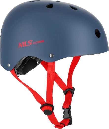Casque NILS Extreme Pro pour patinage et cyclisme, bleu – XS (48-52 cm)