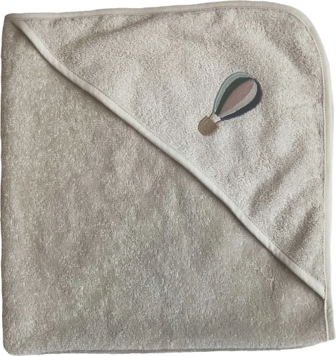 Petú Petú serviette de bain à capuche pour bébé air balloon - 1 pièce