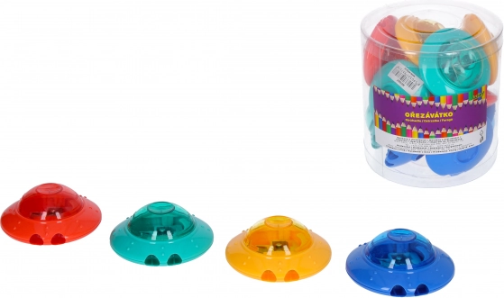 Taille-crayon rond à deux crayons avec réservoir