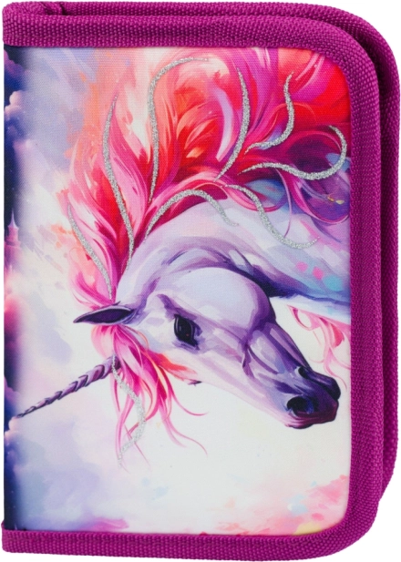 Trousse scolaire BAAGL Royaume de la Licorne, une seule étage