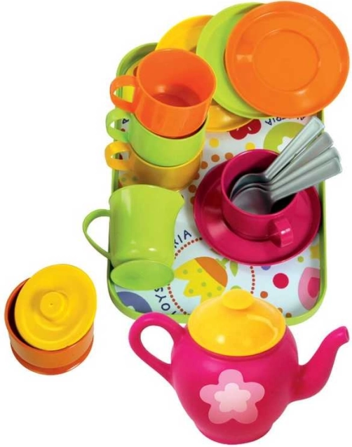 Gowi service à thé pour enfants, 18 pièces