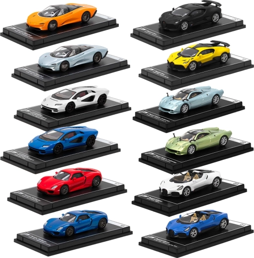 Collection de hypercars en métal – 12 modèles