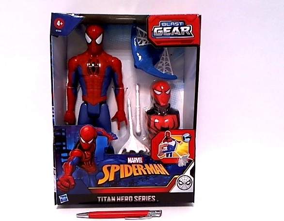 Figurine d’action Spider-Man Titan avec lance-projectiles